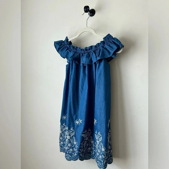 JOA Off-the-Shoulder Embroidered Dress - Size XS - NWT - Picture 5 of 13